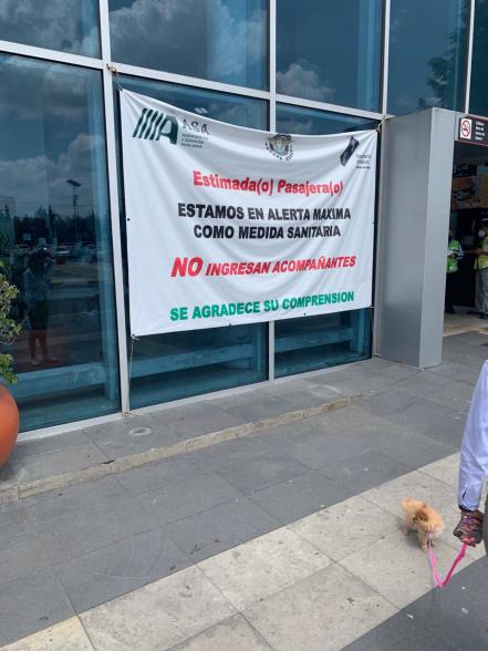 Alerta por variante Delta: cercan Aeropuerto de Puebla