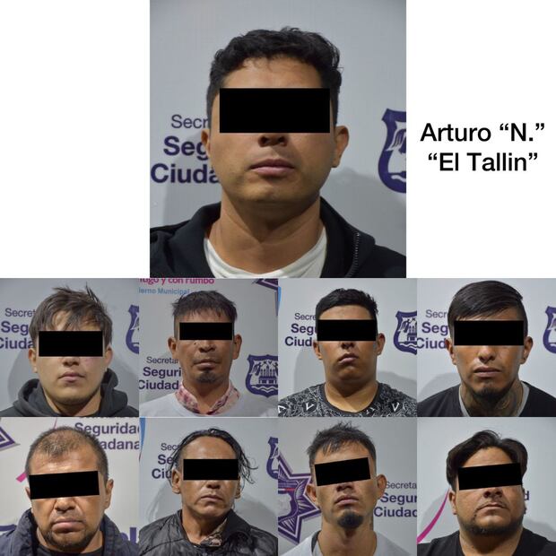 En operativos hechos en mercados públicos, la SSC Puebla detuvo a 18 personas | Fotos SSC Puebla