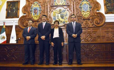 Lalo Rivera presenta sus  propuestas ante Consejo Universitario de la BUAP