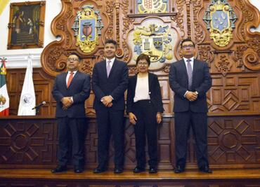 Lalo Rivera presenta sus propuestas ante Consejo Universitario de la BUAP