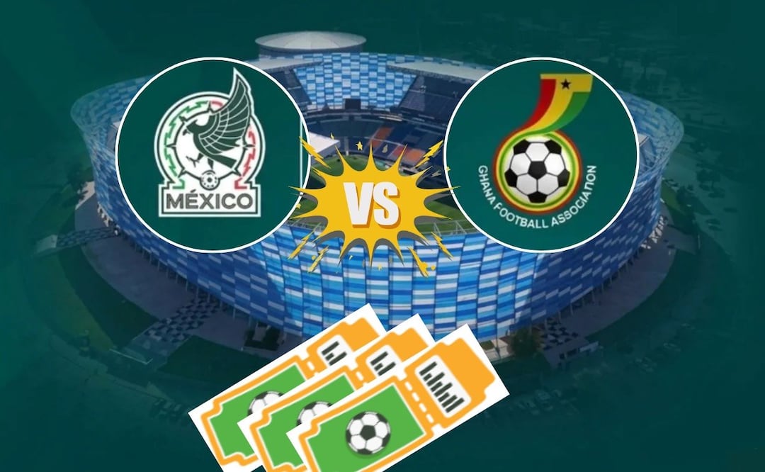 El 22 de mayo será el encuentro entre México y Ghana en el Estadio Cuauhtémoc | Foto: Especial/Canva