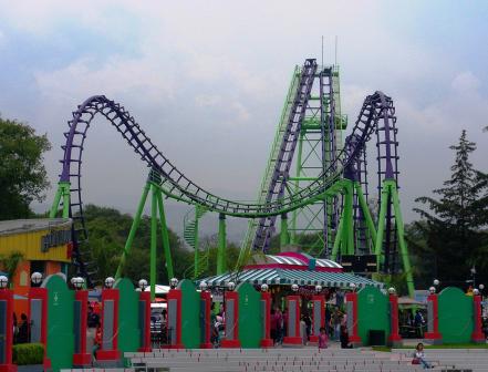 Boomerang, la primera montaña rusa de Puebla que fue llevada a la CDMX