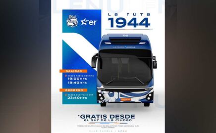 Puebla vs Santos. Ruta 1944 te lleva gratis al Cuauhtémoc