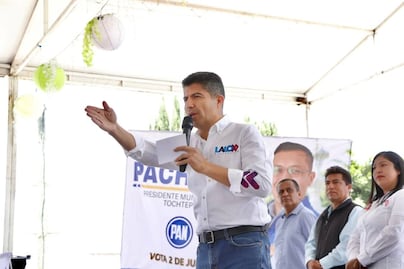 Mejor rumbo, progreso y experiencia para Puebla, ofrece Lalo Rivera