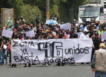 Nuevamente se manifiestan locatarios de la 46 Poniente por cateos
