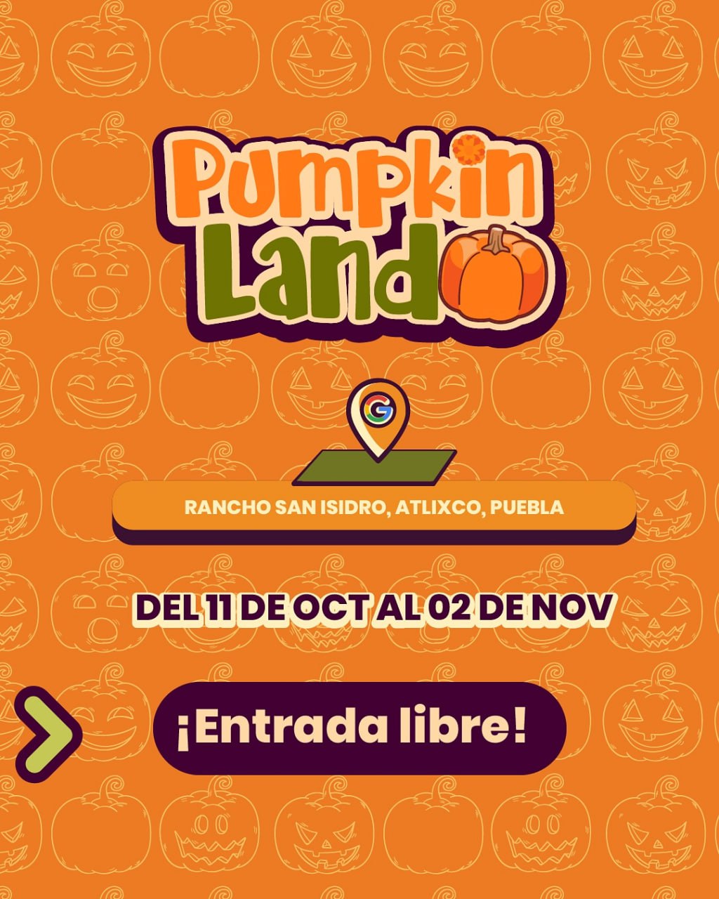 Foto: FB Pumpkin Land Atlixco