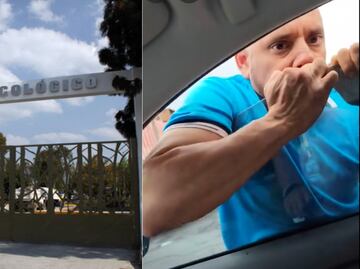 VIDEO Automovilista arrastra a presunto asaltante por el Parque Ecológico de Puebla