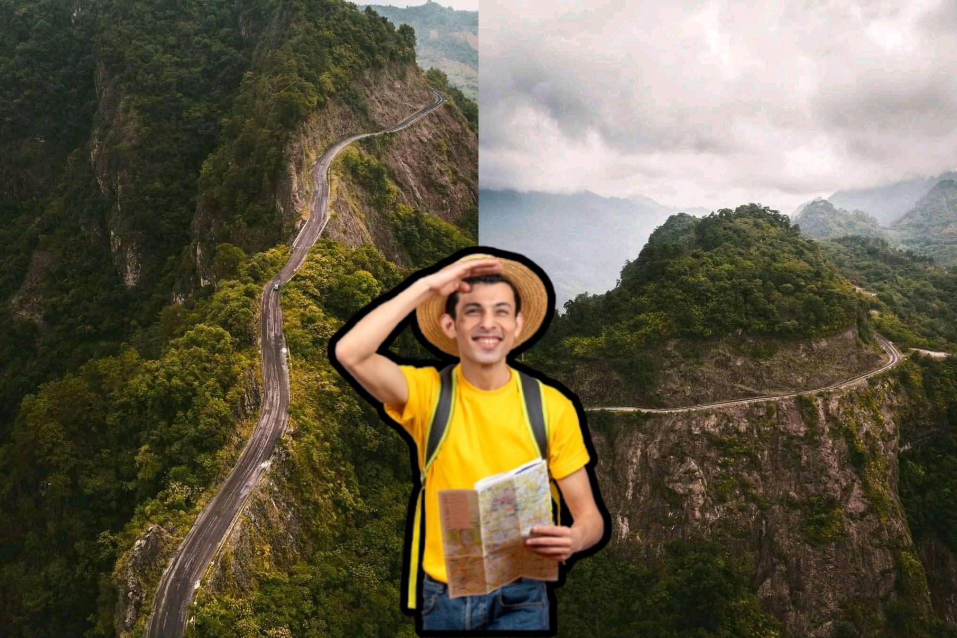 En Puebla, una carretera sorprende por sus vistas | Foto: Facebook Tepango: En lo alto del cerro