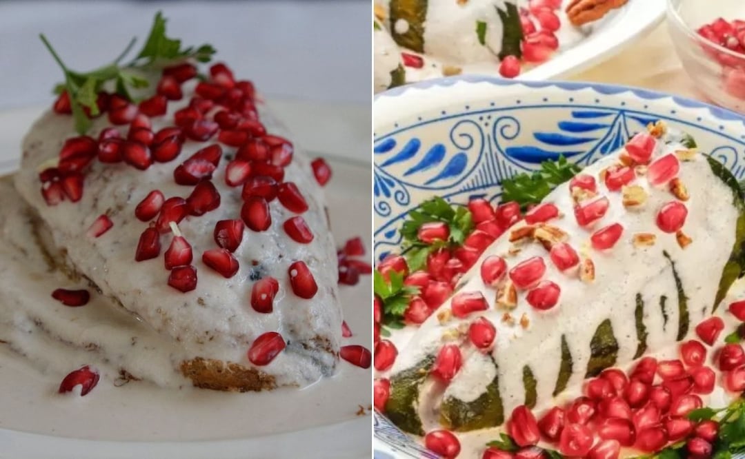 Los chiles en nogada tradicionalmente van capeados |Foto:  EsImagen / Kiwilimón