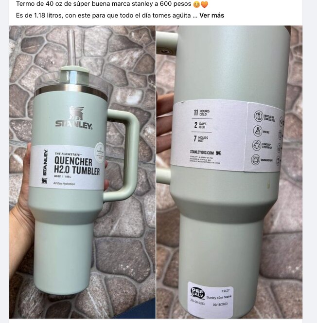 Esta imagen dio la vuelta al mundo, pues el termo sigue intacto | TikTok
