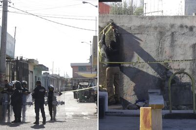 FGE localiza fosa clandestina en el mercado Morelos