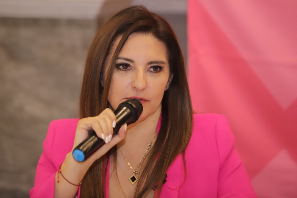 Maiella Gómez habló sobre las elecciones en Chignahuapan | Foto: EsImagen
