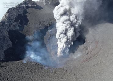 Descartan la presencia de un domo de lava en el Popocatépetl