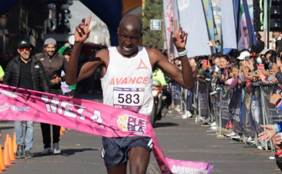 Maratón Puebla 2022: atletas de Kenia ganan los primeros lugares