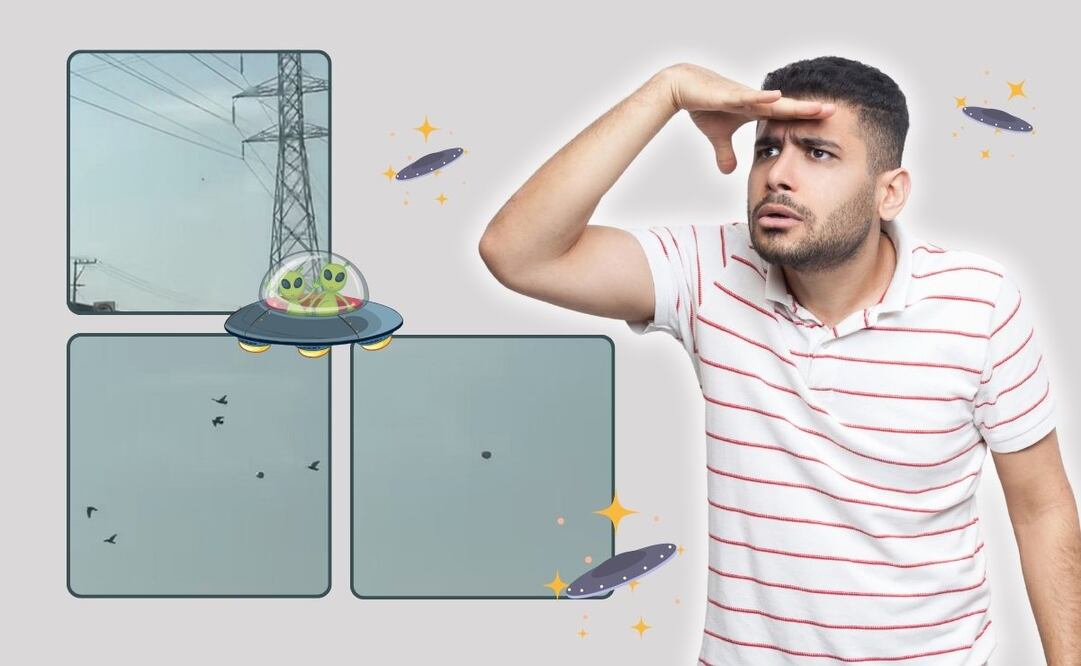 Este extraño objeto fue captado el jueves 22 de mayo en Puebla | Foto: Video redes sociales / Canva