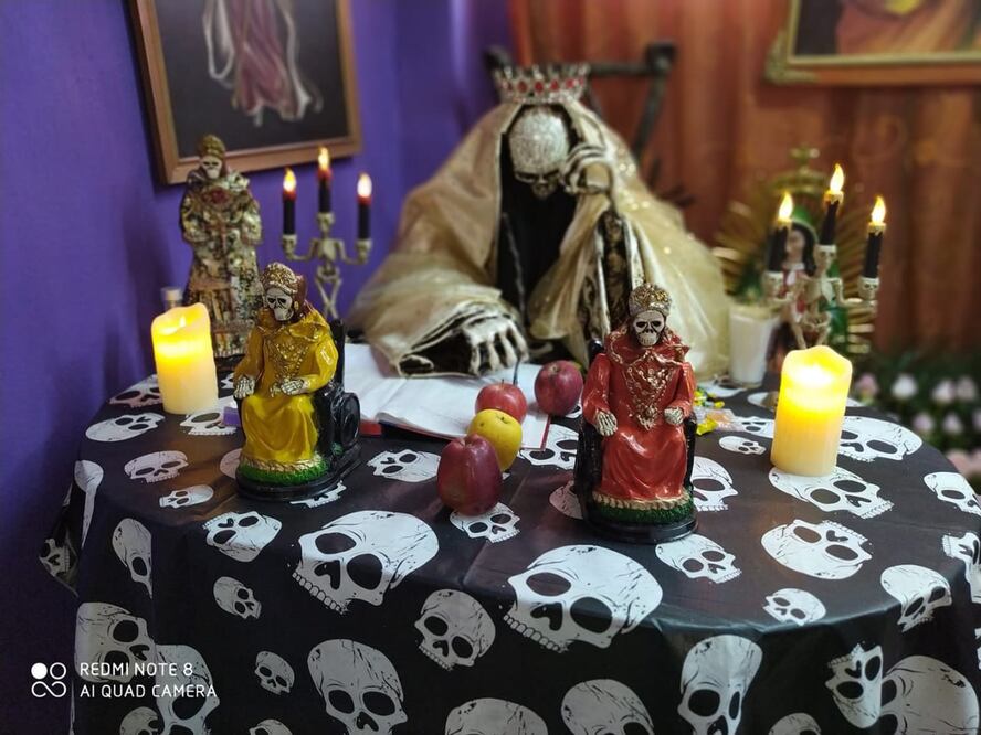 El 2 de noviembre se realizan celebraciones por la Santa Muerte en Puebla | Foto: Santuario Nacional De La Santa Muerte Texmelucan Puebla