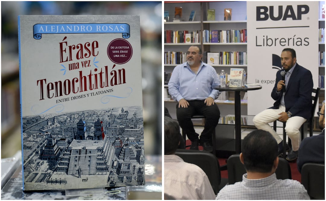 Presenta Alejandro Rosas “Érase una vez Tenochtitlán” en Librería BUAP del CCU | Foto: BUAP.