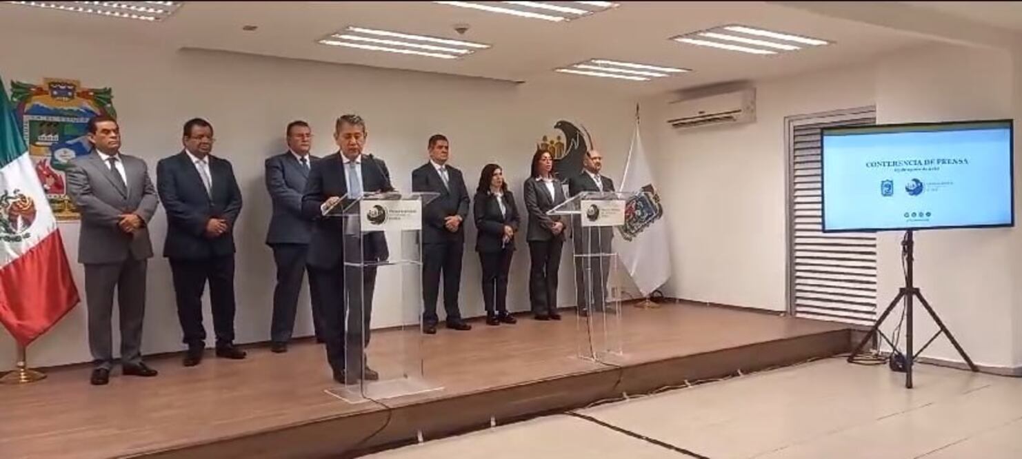 Gilberto Higuera Bernal anunció en rueda de prensa la desaparición de la Fiscalía Regional y la de Investigación Metropolitana | Captura de Pantalla