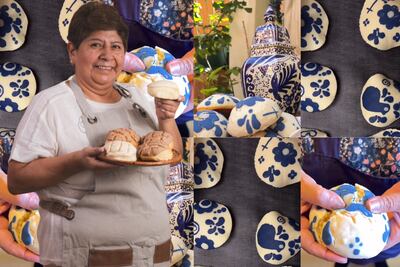 Esta abuelita viral te enseña a hacer conchas de talavera