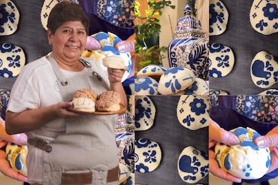 Esta abuelita viral te enseña a hacer conchas de talavera