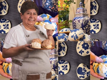 Esta abuelita viral te enseña a hacer conchas de talavera