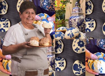Esta abuelita viral te enseña a hacer conchas de talavera
