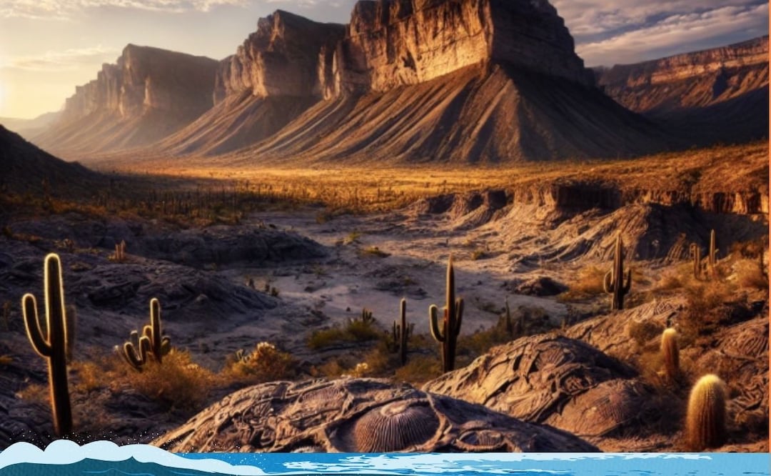 Hace millones de años, gran parte del estado de Puebla estaba cubierto por un océano I Foto ChatGTP