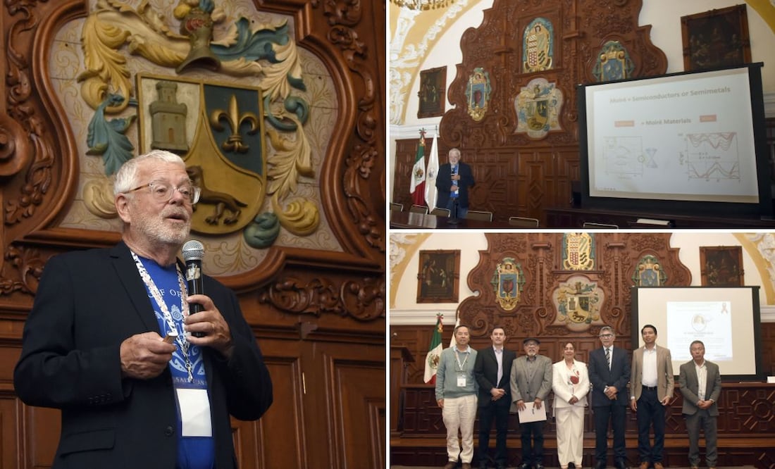 Las conferencias se realizan en el Edificio Carolino de la BUAP | Foto: Buap