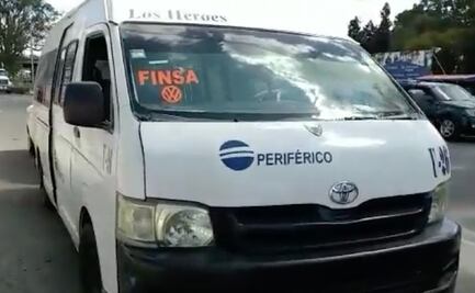 Balean a hombre en asalto a Línea Periférico en San Pedro Cholula