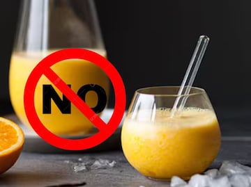 ¿Por qué es malo tomar jugo de naranja en el desayuno?