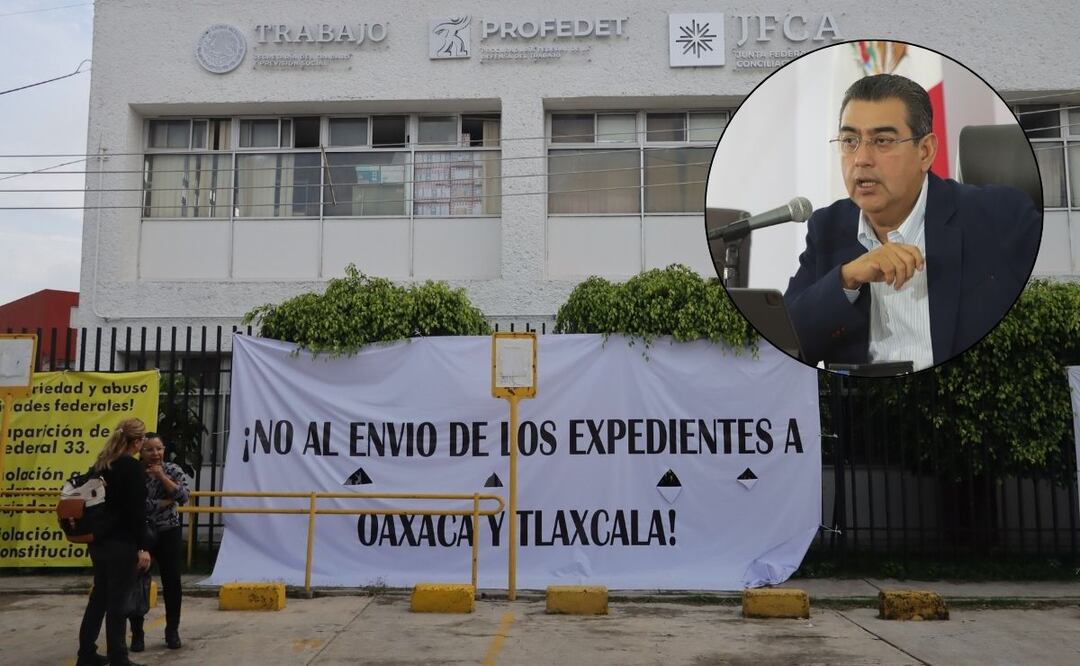 Sergio Salomón expresó que está en desacuerdo que los expedientes se transfieran a otros estados | Foto: EsImagen