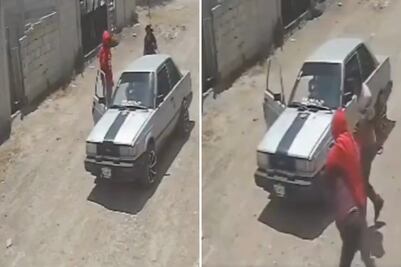 VIDEO Cámara de seguridad capta secuestro de mujer en Tehuacán