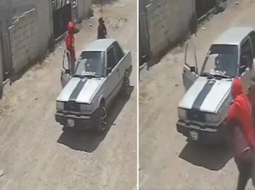 VIDEO Cámara de seguridad capta secuestro de mujer en Tehuacán