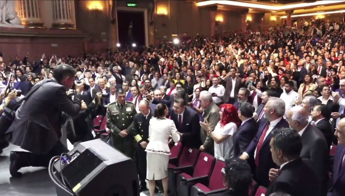 Alejandro Armenta estuvo en la CDMX con Claudia Sheinbaum | Foto: Especial