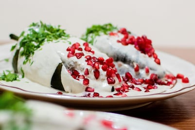 Chile en nogada vegetariano: receta fácil y deliciosa paso a paso