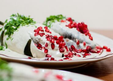 Chile en nogada vegetariano: receta fácil y deliciosa paso a paso