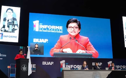 Lilia Cedillo rinde primer informe como rectora de la BUAP