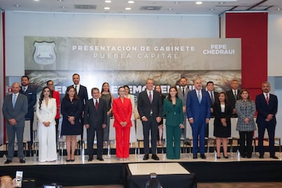 Pepe Chedraui presenta a los integrantes de su gabinete en el Ayuntamiento de Puebla