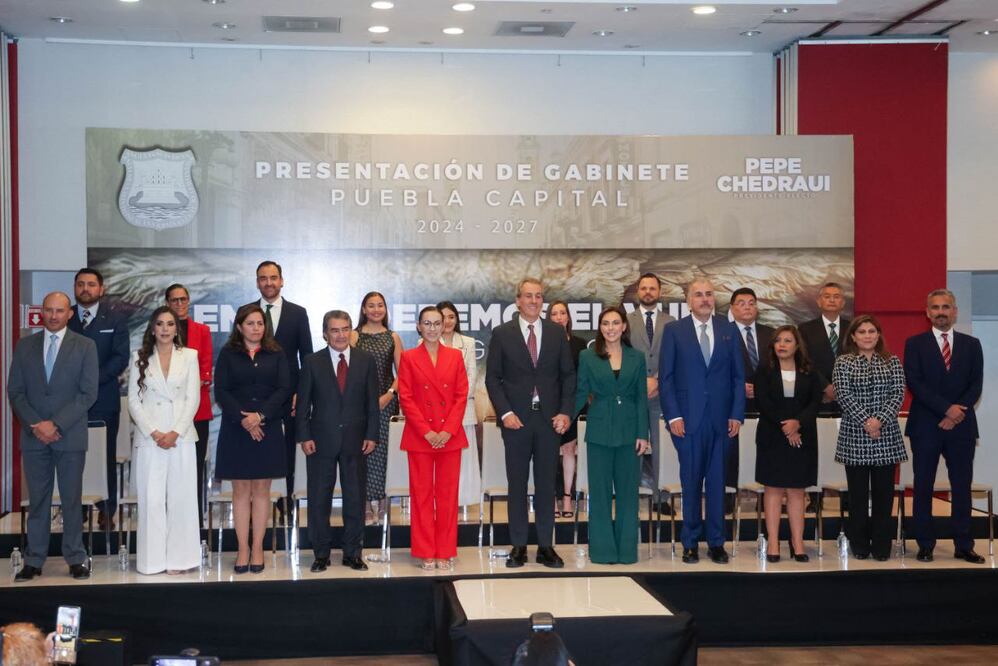 Pepe Chedraui presentó a una parte de su gabinete | Foto: EsImagen