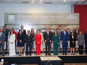 Pepe Chedraui presenta a los integrantes de su gabinete en el Ayuntamiento de Puebla