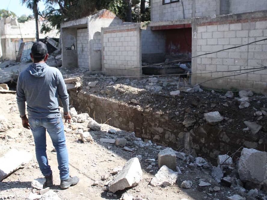 Familias quedaron sin hogar en Xochimehuacán | Foto: Agencia Es Imagen para El Universal Puebla