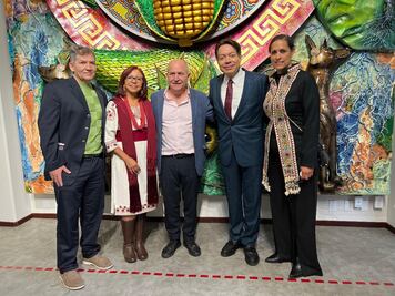 Museos Puebla, presente en el Museo Vivo del Muralismo inaugurado por AMLO