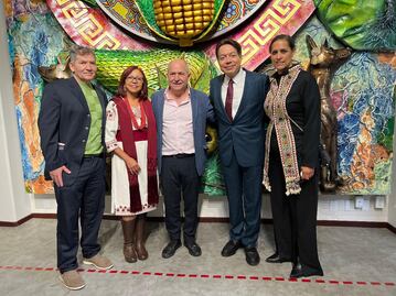 Museos Puebla, presente en el Museo Vivo del Muralismo inaugurado por AMLO