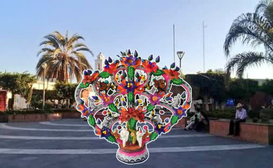 El árbol de la vida es una de las artesanías mas valoradas en México | Foto: @IzucarCiudad