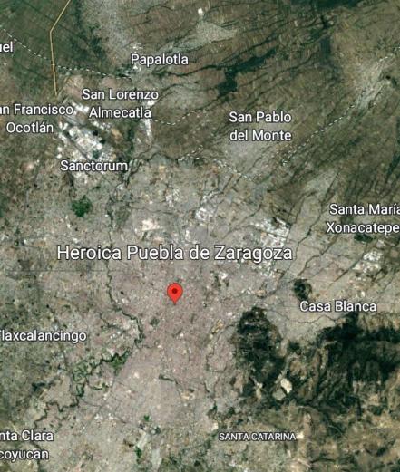 Así se ve Puebla desde el espacio