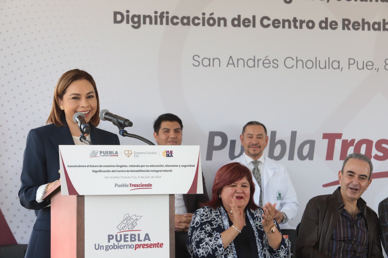 Encabezan Sergio Salomón y Gaby Bonilla trabajos de rehabilitación en Casa de Ángeles