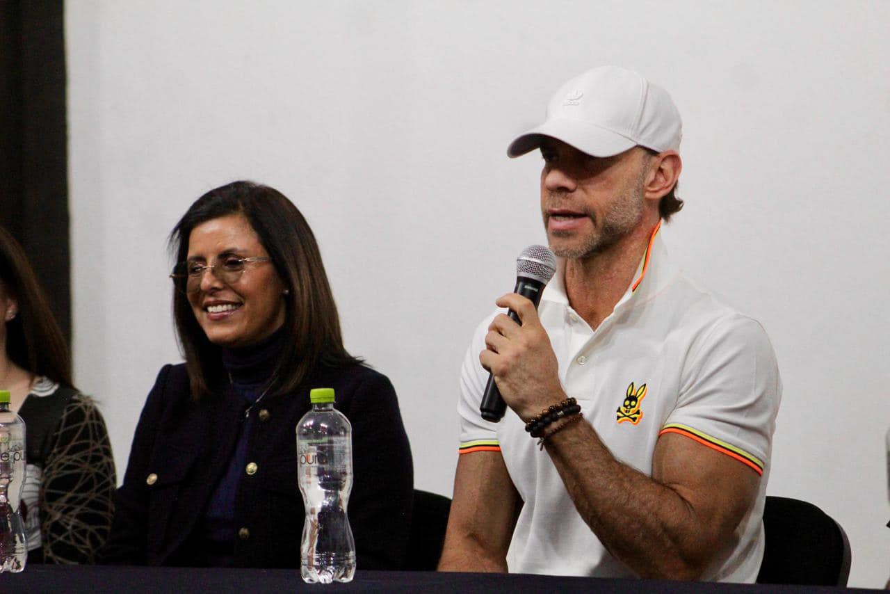 El exfutbolista Zague impartió una conferencia motivacional | Foto: Ayuntamiento de Zacatlán