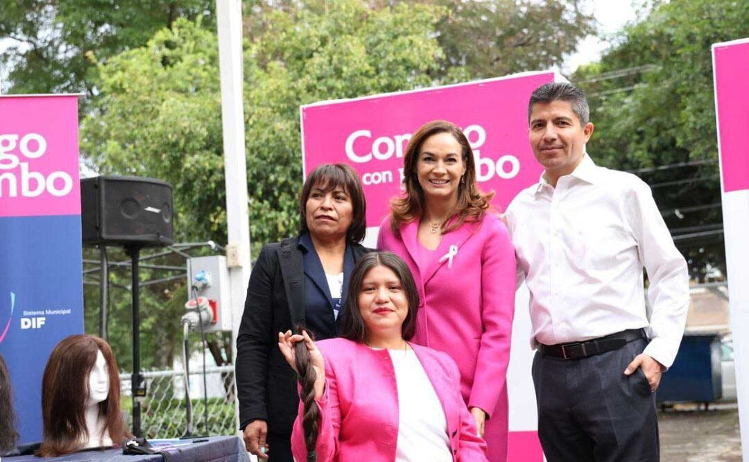 Se impulsa el programa "Trenzas de corazón" para elaborar pelucas oncológicas | Foto: Ayuntamiento de Puebla