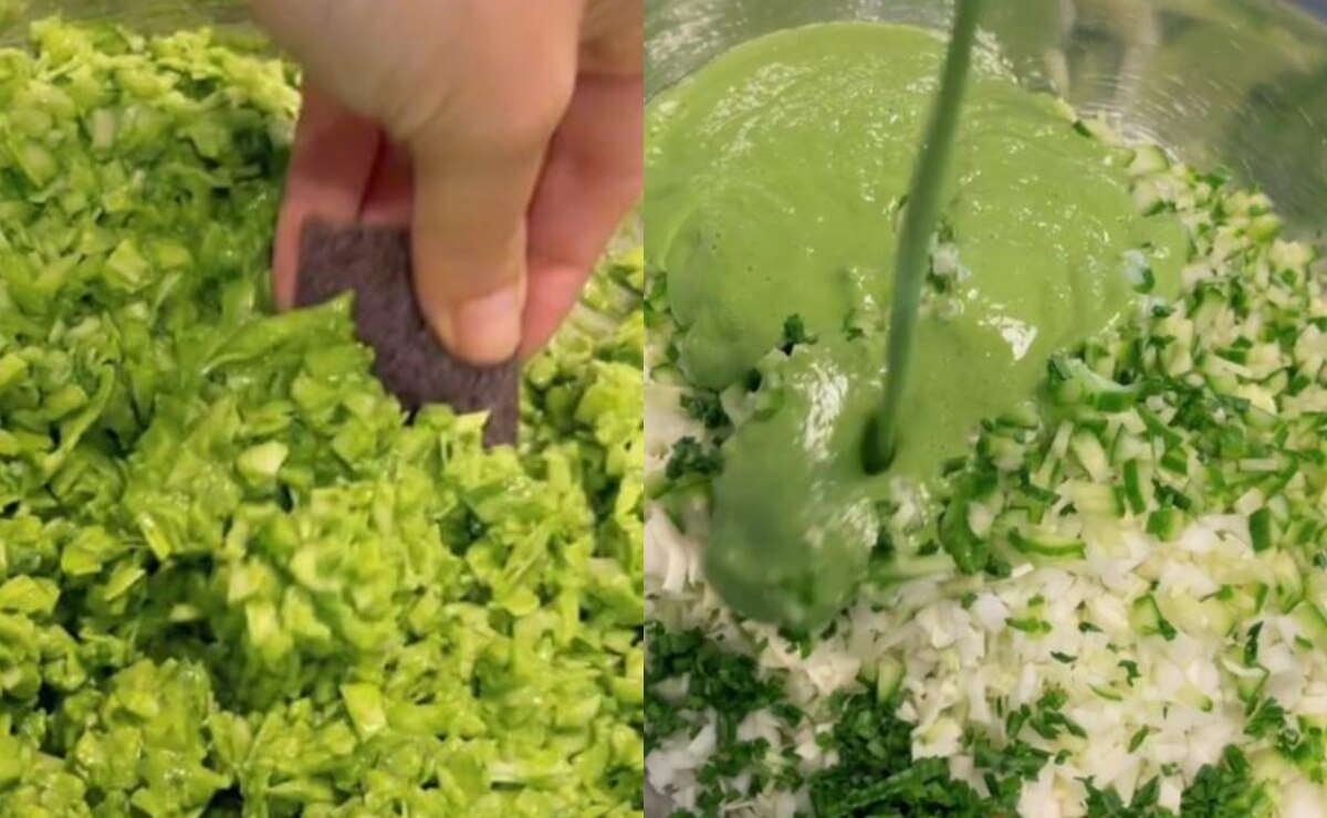 La “ensalada verde” de Melissa Ben que se viralizó en Tik Tok