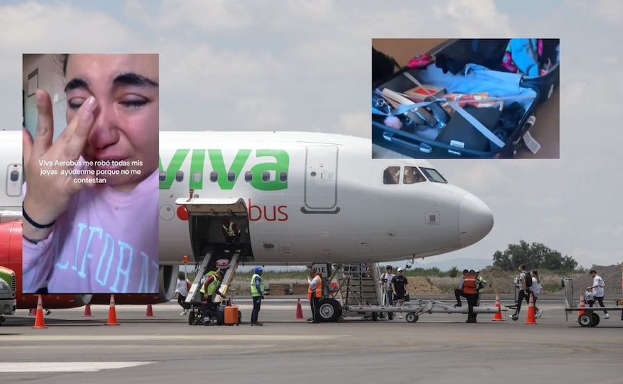 VIDEO Pasajera denuncia un robo en vuelo de Viva Aerobus